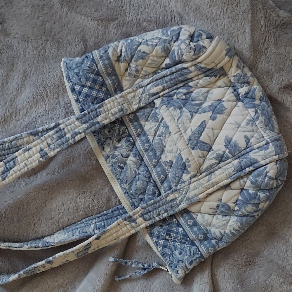 Vintage Vera Bradley Shoulder Bag - blue toile
